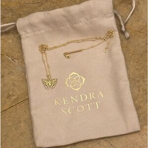 Kendra Scott Delicate Butterfly 18k Gold Vermeil Pendant Necklace